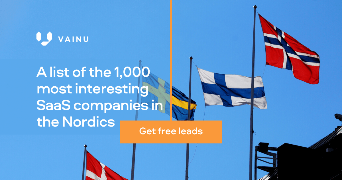 A list of 1,000 SaaS Companies in the Nordics